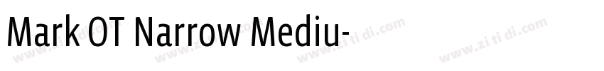 Mark OT Narrow Mediu字体转换